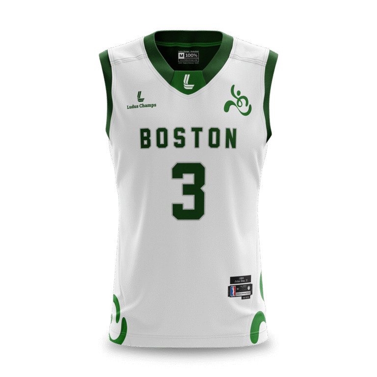 emerald classic white green jersey front