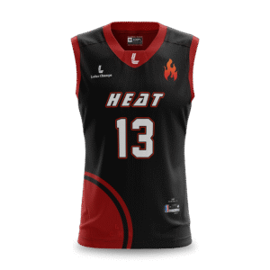 iron ember black red jersey front