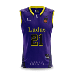 royal impact purple yellow sublimated jersey front
