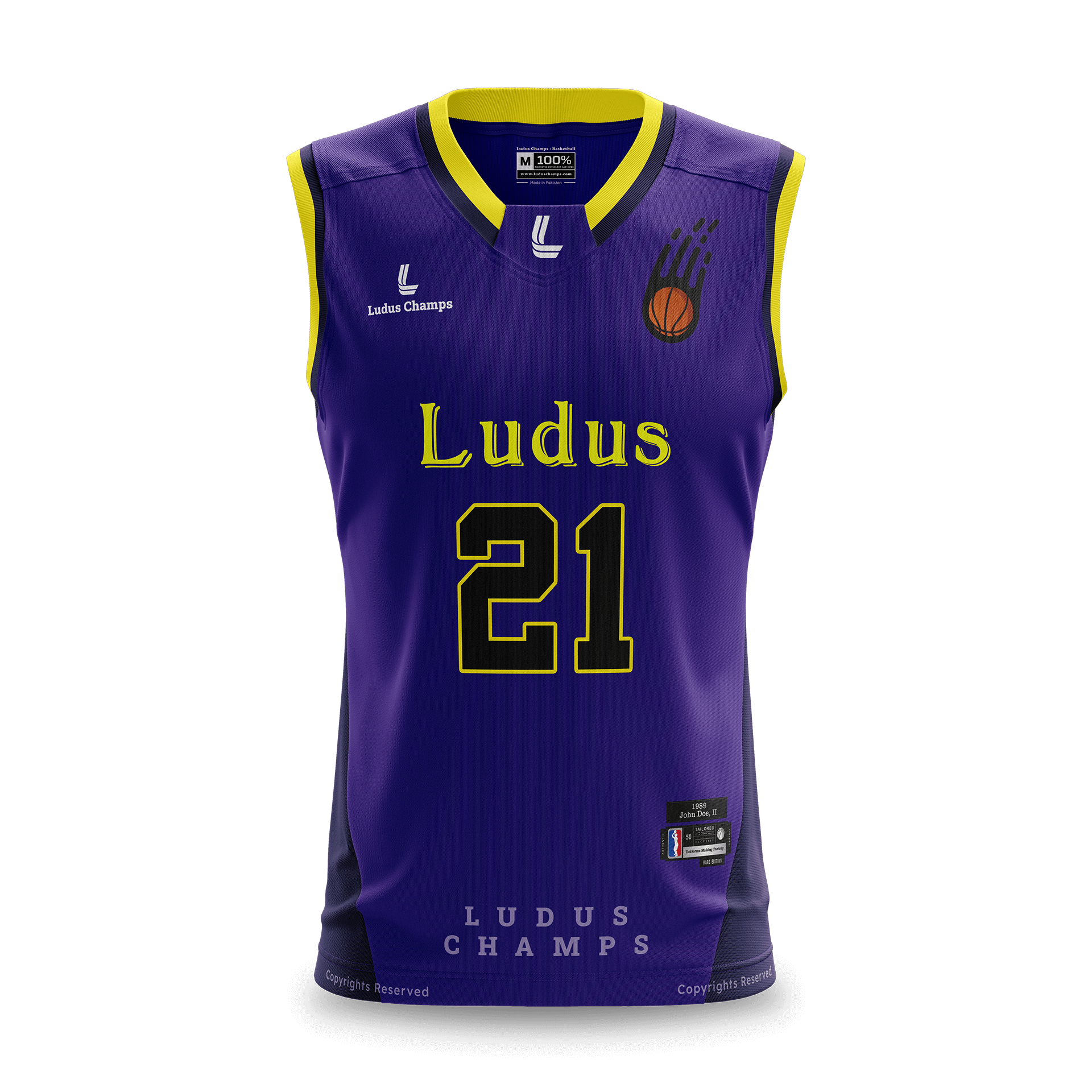 royal impact purple yellow sublimated jersey front royal impact purple yellow sublimated jersey front
